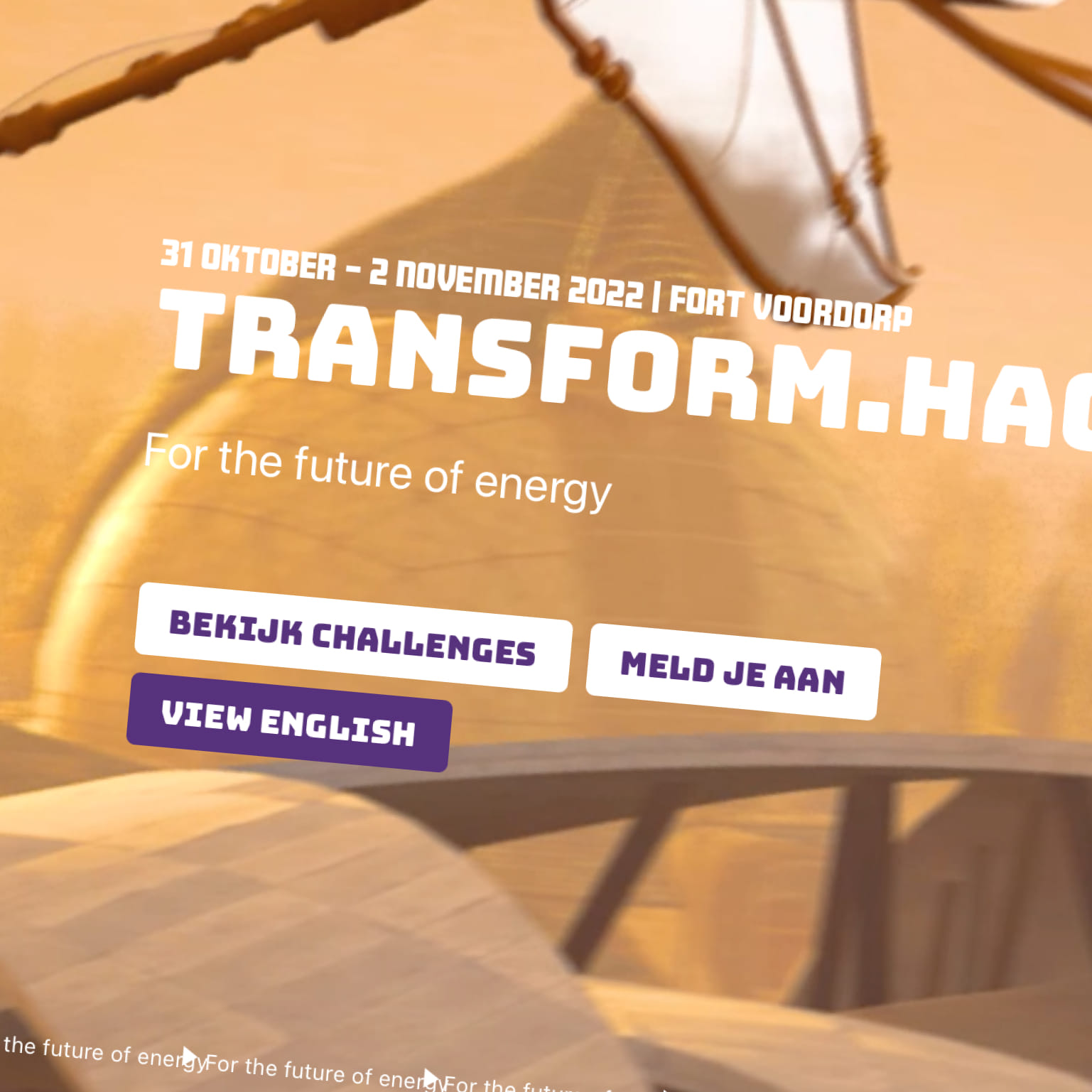 Bilingual pages on the Transform.Hackathon website