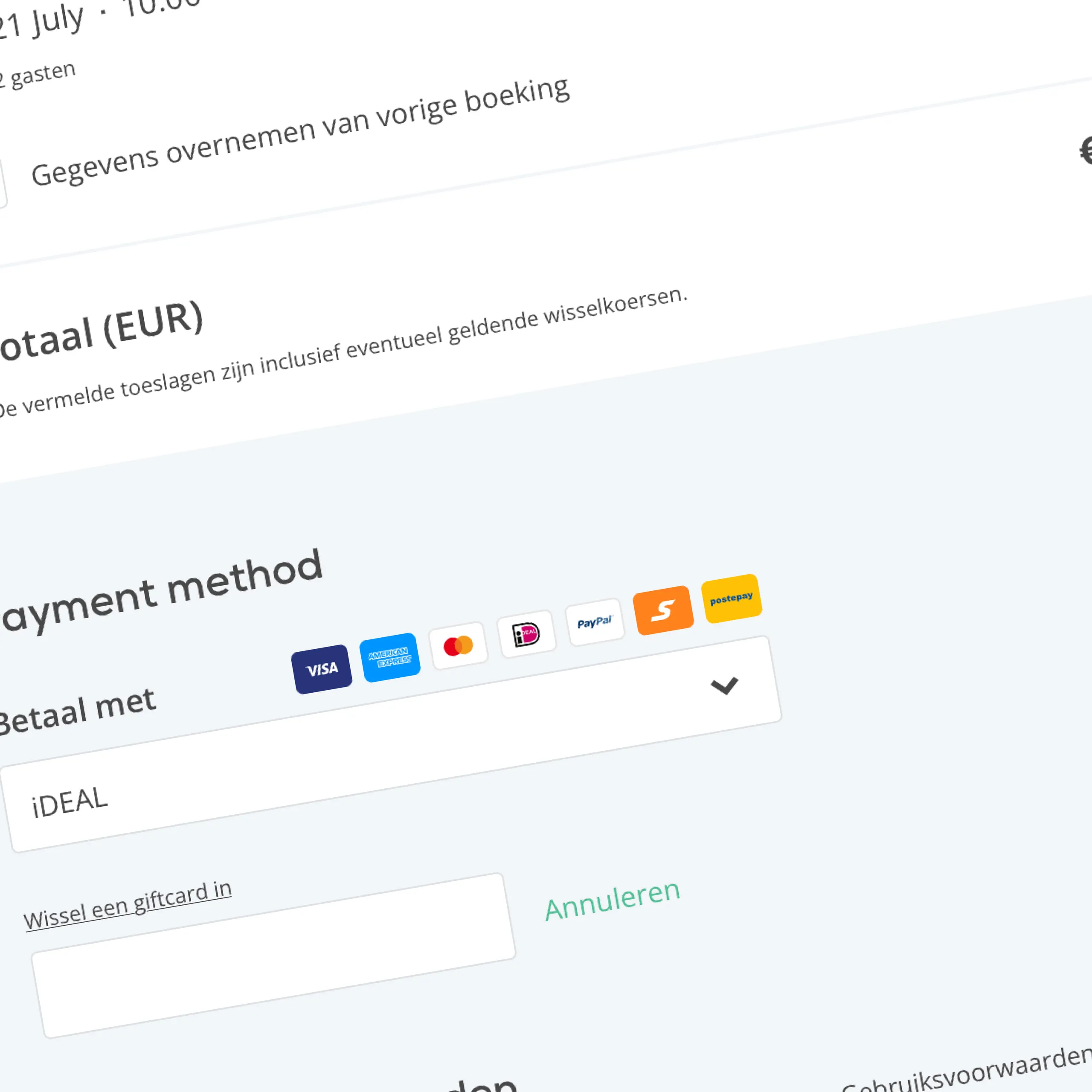 Screenshot van de gebruikersfuncties en Suitcase op Kryoyo