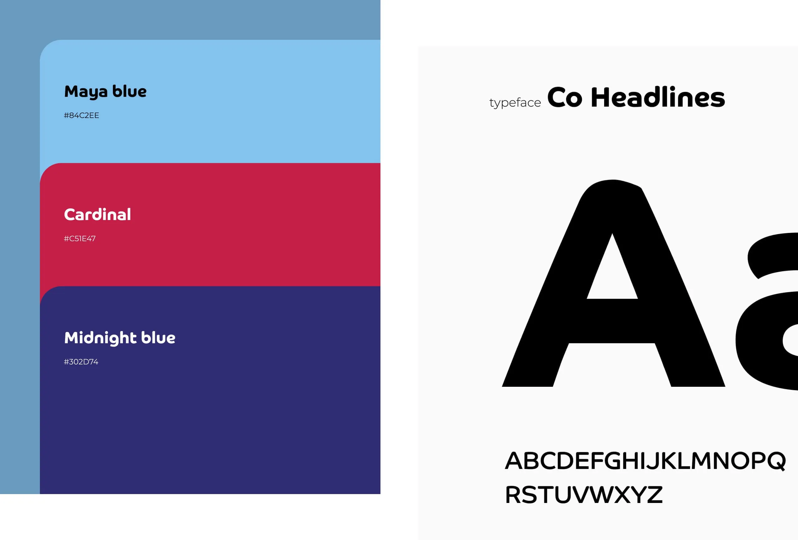 Huisstijl elementen van CVO Groep met kleuren en typografie