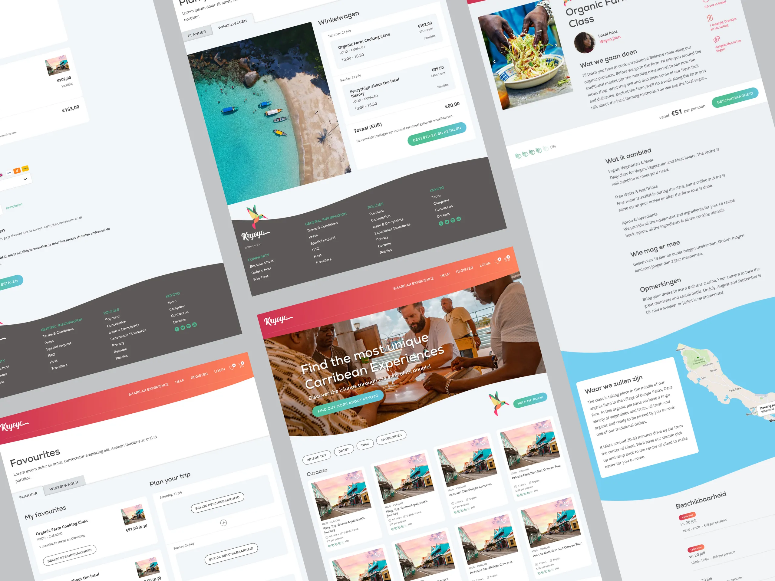 Overzicht van de Kryoyo website op meerdere apparaten