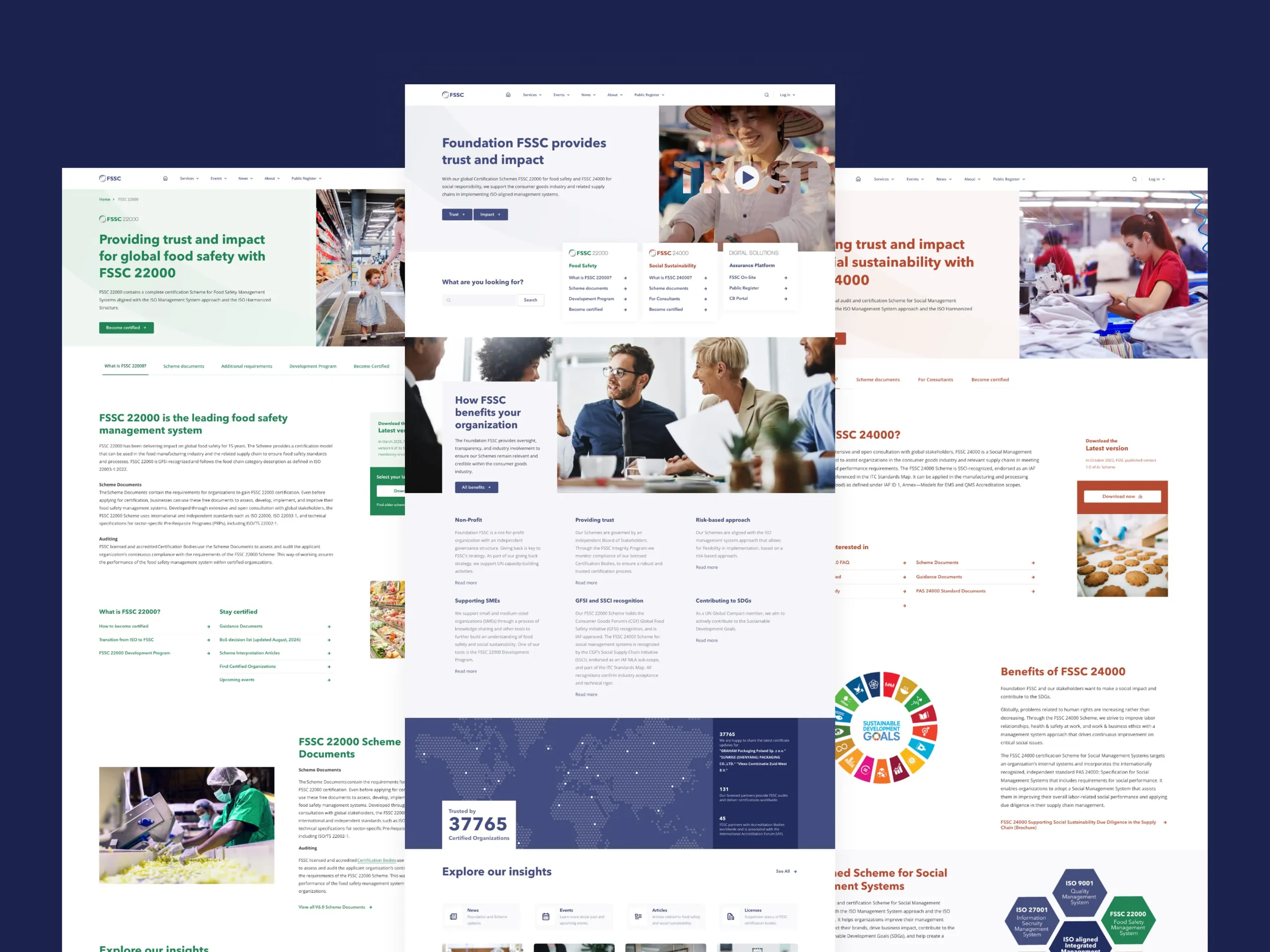 Design systeem van FSSC met multibrand elementen en componenten