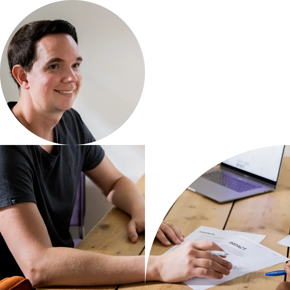 Designer die werkt aan een gebruiksvriendelijk website ontwerp