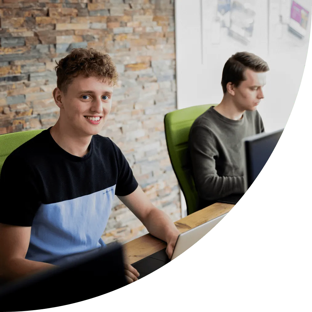 Front-end development voor het zichtbare deel van een website