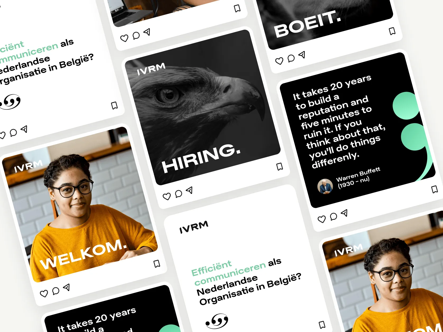 Voorbeeld van een social media campagne op Instagram